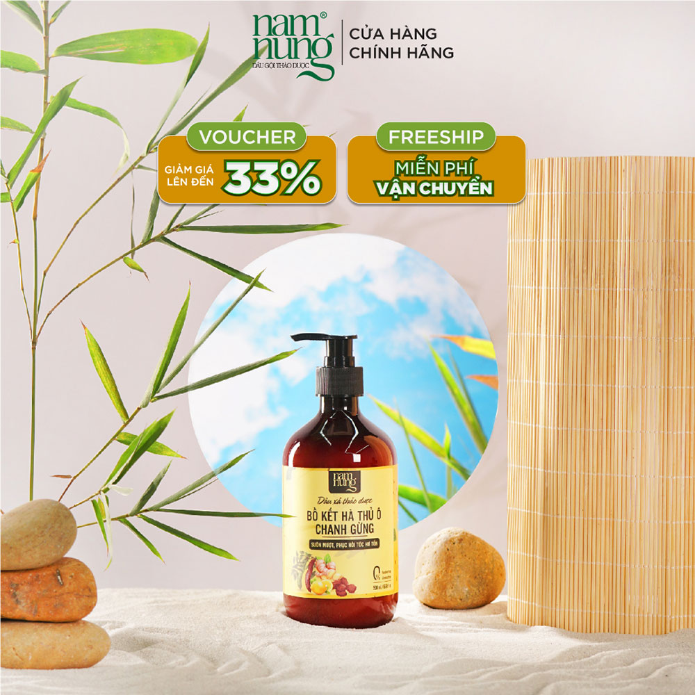 Dầu Gội + Xả Bồ Kết Hà Thủ Ô Chanh Gừng Cô Đặc (Cặp) Dầu Gội + Xả Bồ Kết Hà Thủ Ô Chanh Gừng Cô Đặc (Cặp)