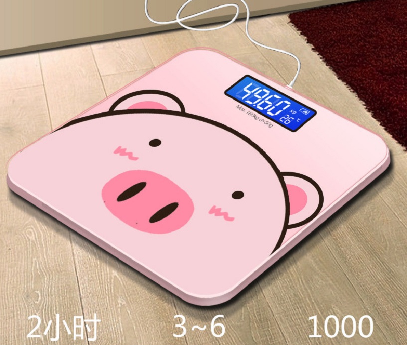 Cân Điện Tử Hình Heo (sài Pin)