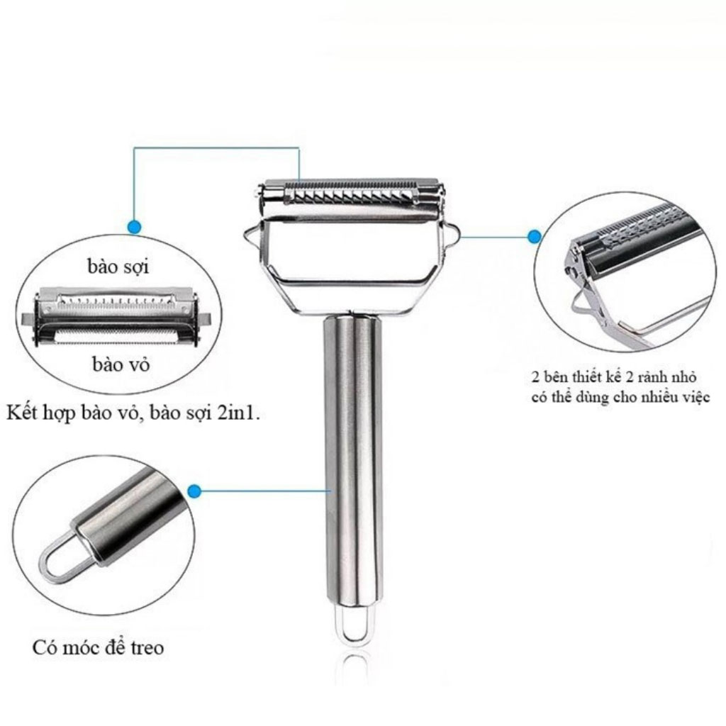 Dao Bào 2 Mặt Tiện Lợi Dao Bào 2 Mặt Tiện Lợi