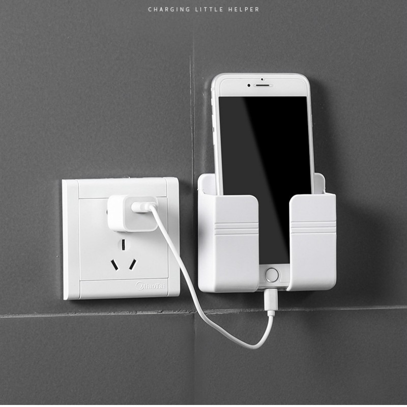 Kệ Dán Tường Đựng Điện Thoại Để Sạc Pin Kệ Dán Tường Đựng Điện Thoại Để Sạc Pin