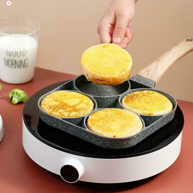 Khuôn Chảo Rán Trúng 4 Lỗ Tròn Khuôn Chảo Rán Trúng 4 Lỗ Tròn
