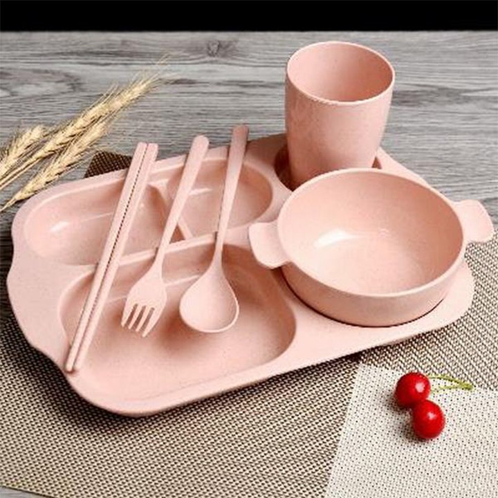 Bộ 6 Món Khay ăn Dặm Lúa Mạch Cho Bé Bộ 6 Món Khay ăn Dặm Lúa Mạch Cho Bé