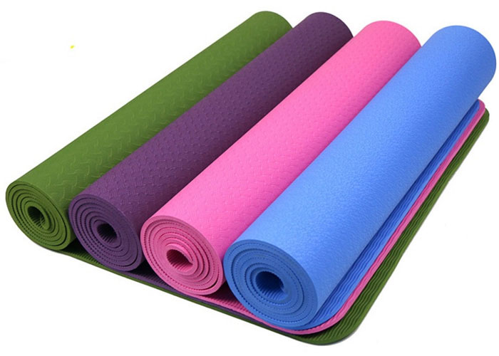 Thảm Tập Yoga TPE  Dày 8 Ly 61x183cm Tiện Lợi