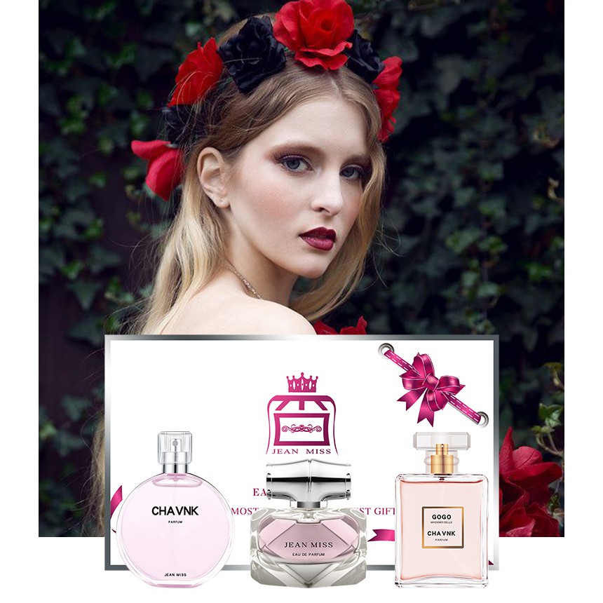 Sét 3 Chai Nước Hoa Jean Miss Sét 3 Chai Nước Hoa Jean Miss