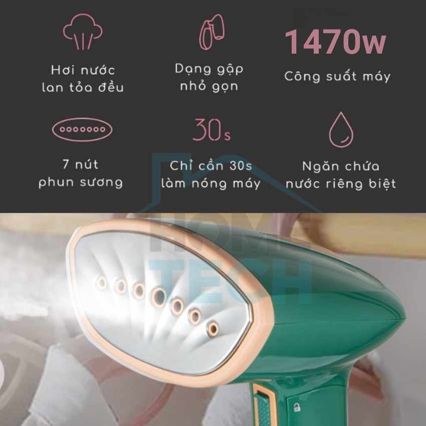 Bàn Ủi Hơi Nước Cầm Tay Sokany 3065 Công Suất 1470W Bàn Ủi Hơi Nước Cầm Tay Sokany 3065 Công Suất 1470W