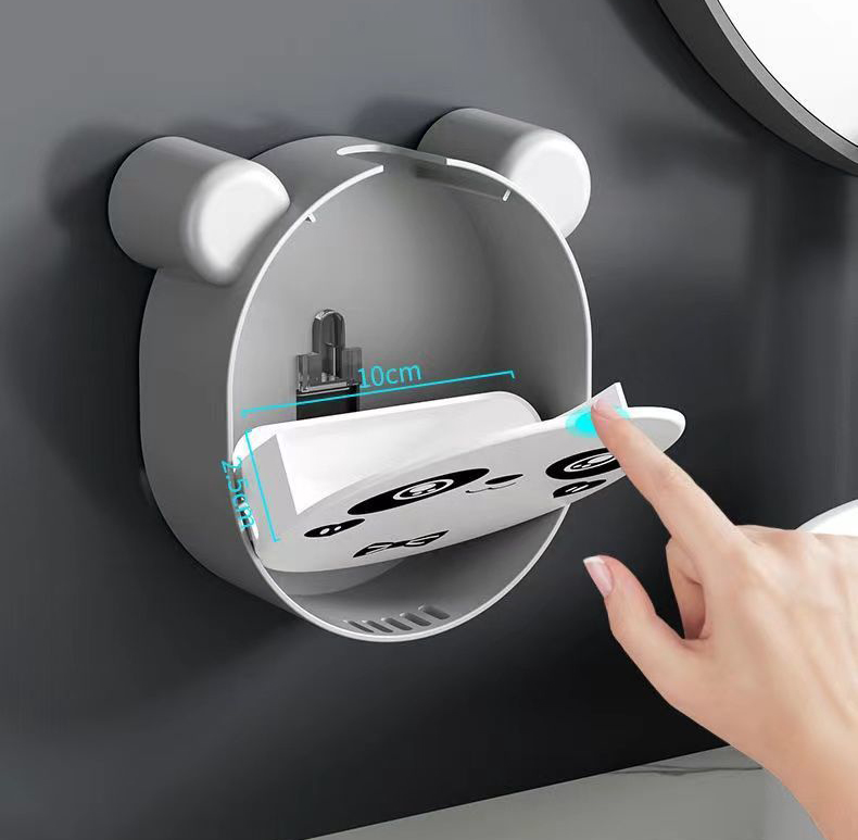 Hộp Đựng Xà Phòng Dán Tường Hình Gấu Hộp Đựng Xà Phòng Dán Tường Hình Gấu
