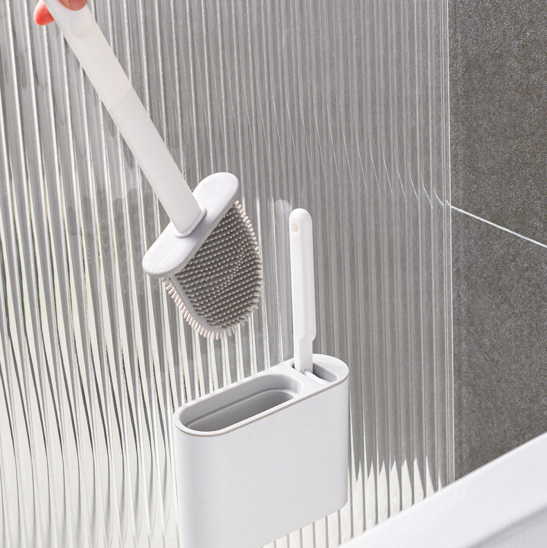 Bàn Chải Vệ Sinh Toilet Bằng Silicone Tiện Dụng Bàn Chải Vệ Sinh Toilet Bằng Silicone Tiện Dụng