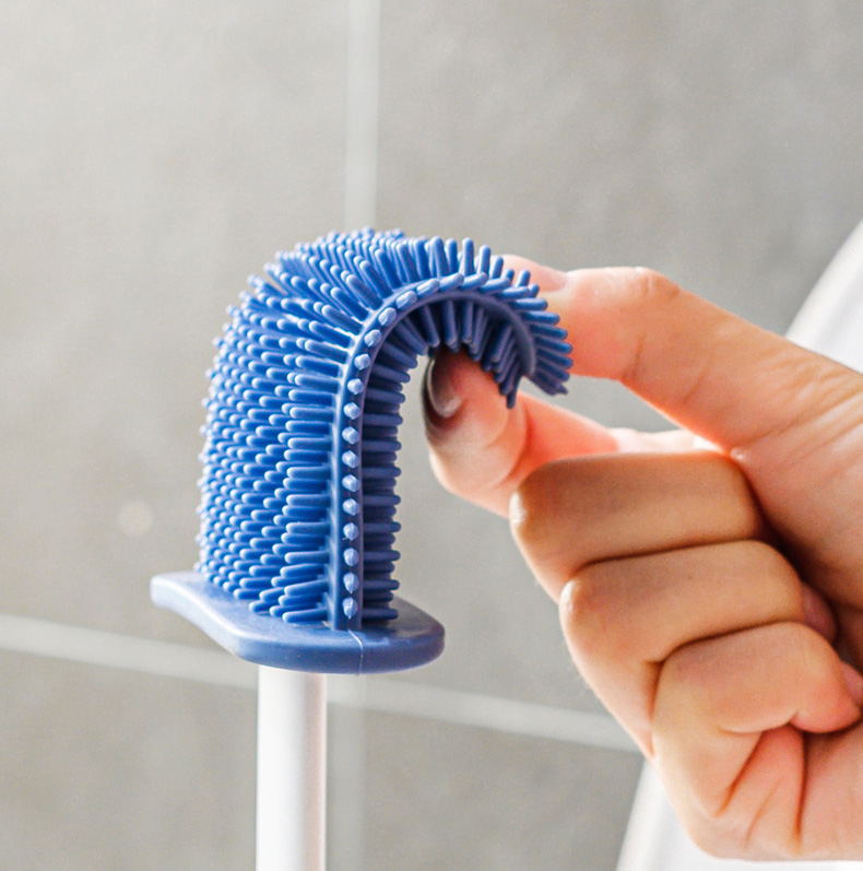 Bàn Chải Vệ Sinh Toilet Bằng Silicone Tiện Dụng Bàn Chải Vệ Sinh Toilet Bằng Silicone Tiện Dụng