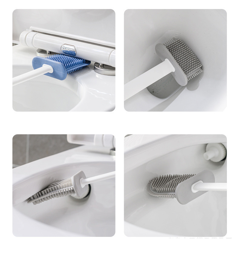 Bàn Chải Vệ Sinh Toilet Bằng Silicone Tiện Dụng Bàn Chải Vệ Sinh Toilet Bằng Silicone Tiện Dụng