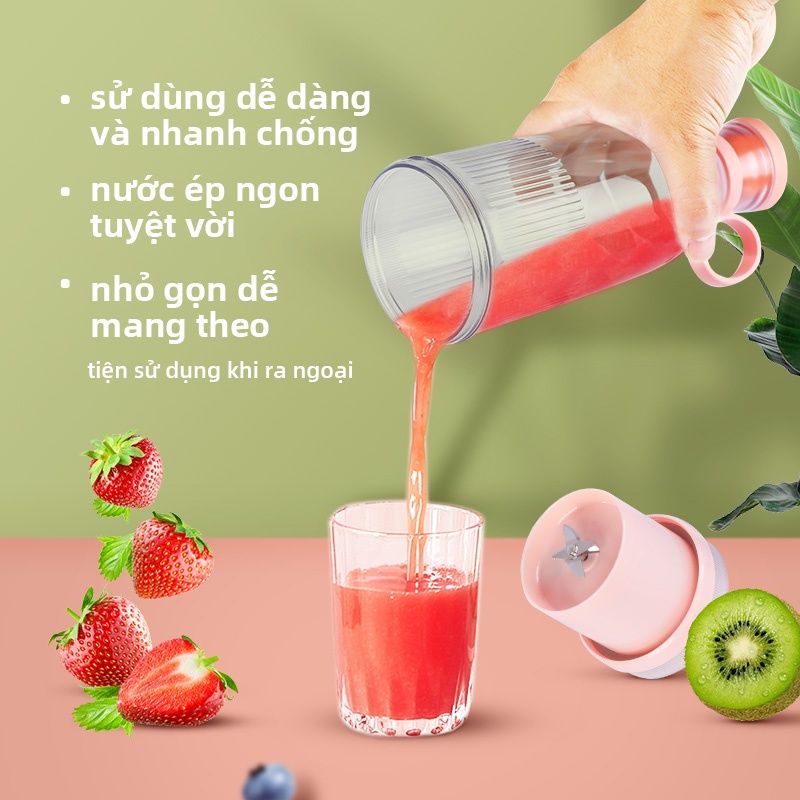 Máy Xay Sinh Tố Cầm Tay 6 Lưỡi 350Ml Máy Xay Sinh Tố Cầm Tay 6 Lưỡi 350Ml