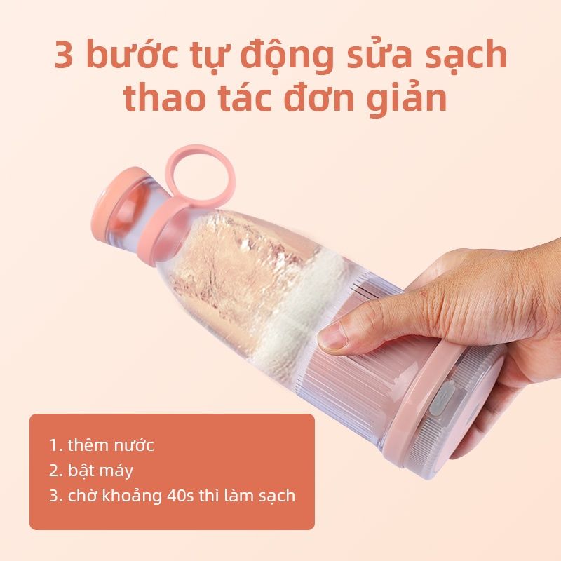 Máy Xay Sinh Tố Cầm Tay 6 Lưỡi 350Ml Máy Xay Sinh Tố Cầm Tay 6 Lưỡi 350Ml