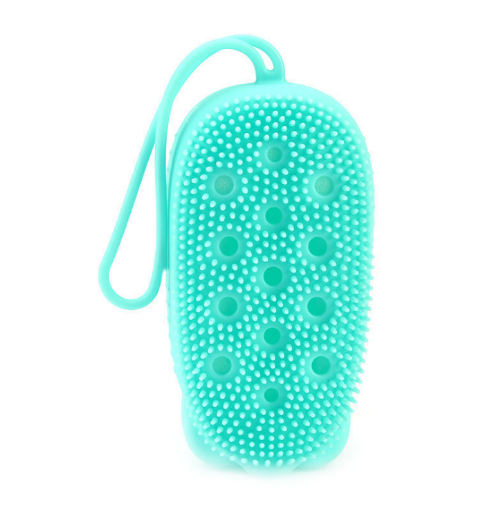 Bàn Chải Tắm Hình Gấu 2 Mặt Silicone Bàn Chải Tắm Hình Gấu 2 Mặt Silicone