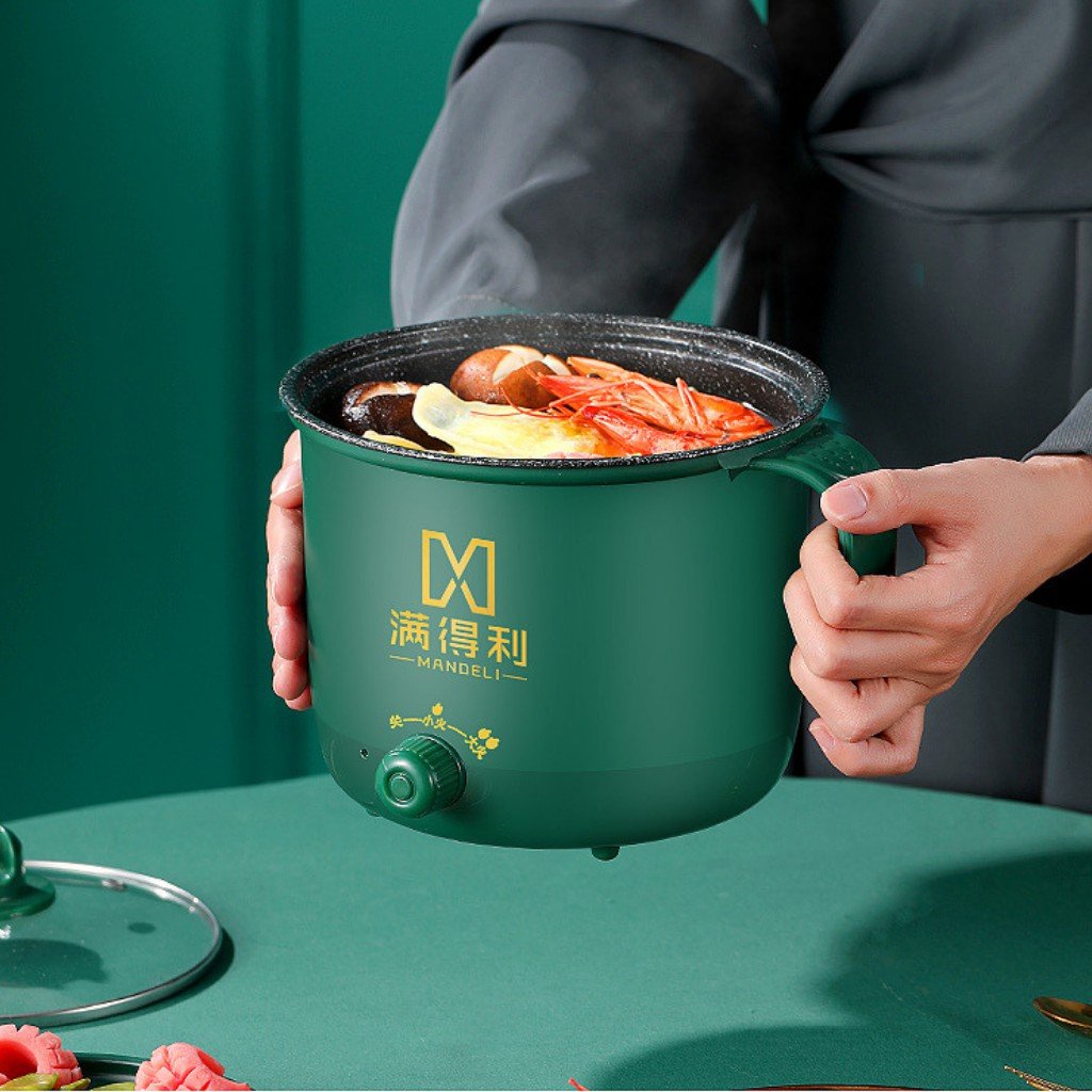 Nồi Lẩu Điện 2 Nấc Nhiệt Kèm Giá Hấp Và Tay Cầm Mẫ Nồi Lẩu Điện 2 Nấc Nhiệt Kèm Giá Hấp Và Tay Cầm Mẫ