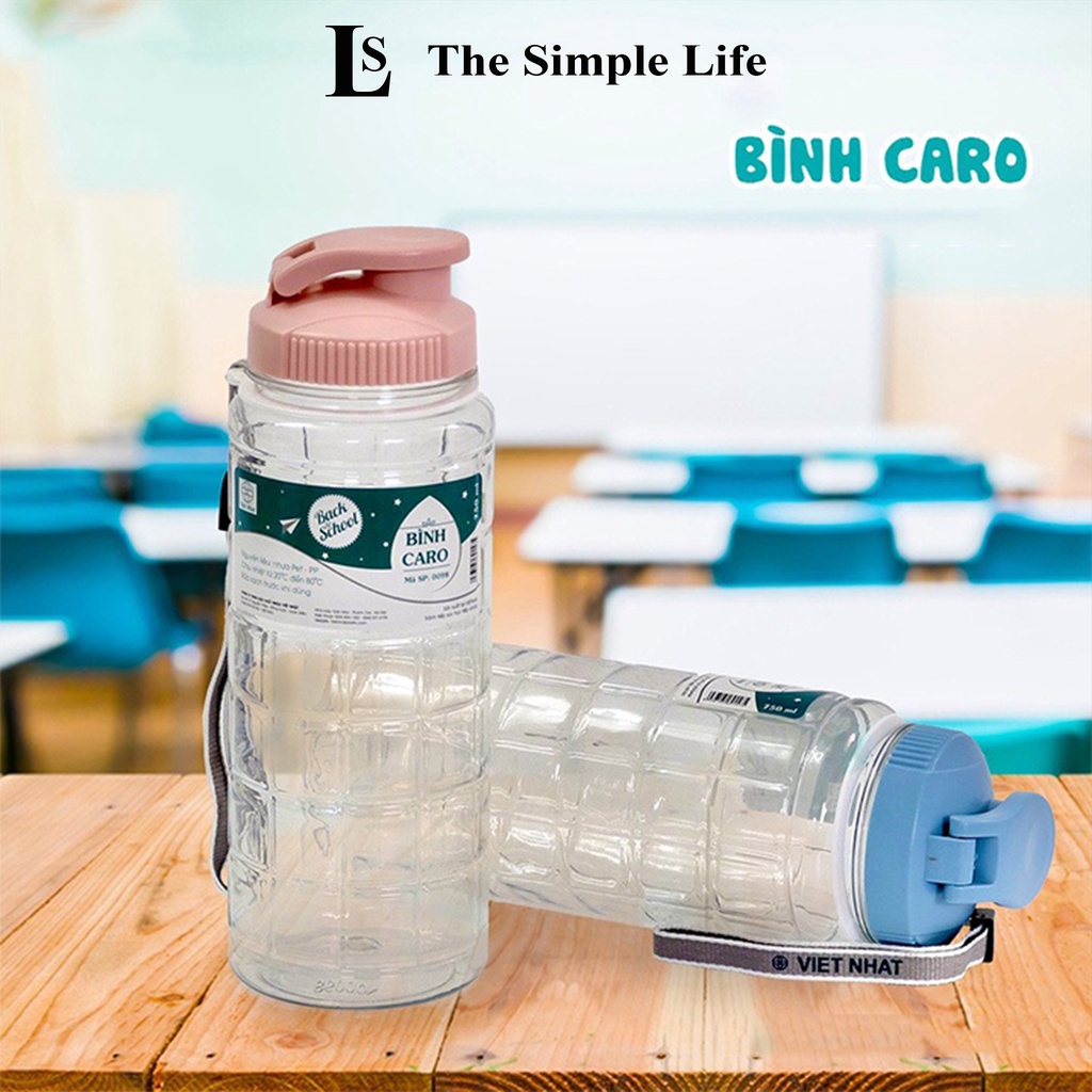 Bình Đựng Nước Caro Việt Nhật Mã 0098 Dung Tích 750Ml