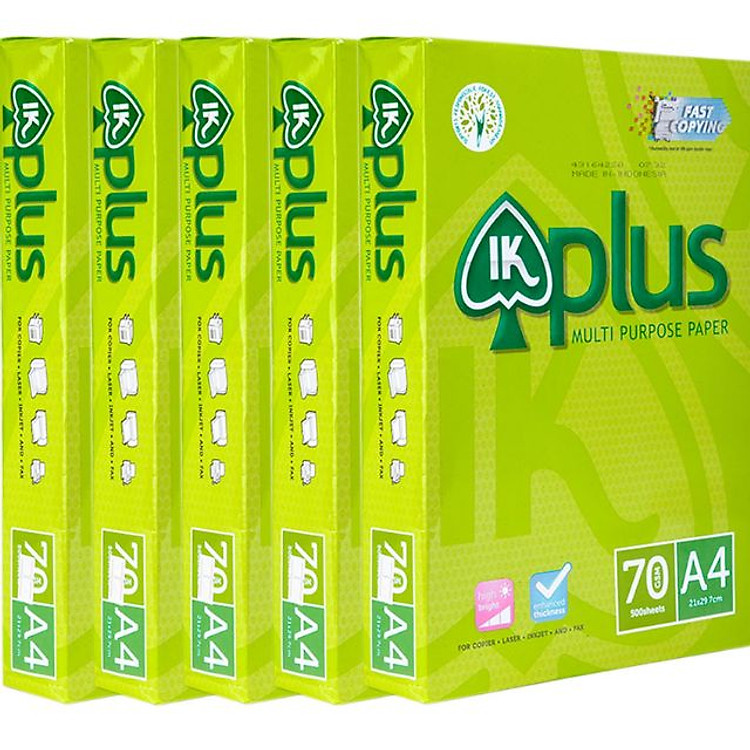 Giấy A4 Ik Plus 70Gsm