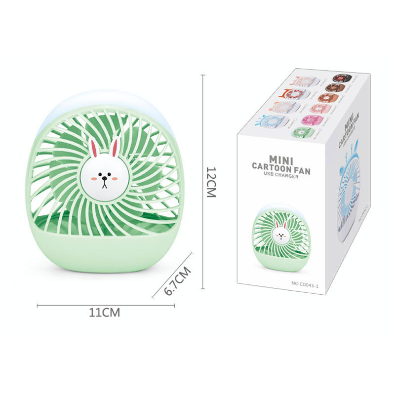 Quạt Mini Để Bàn Có Đèn