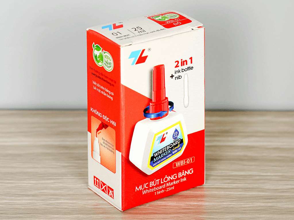 Mực Bút Lông Bảng Màu Đỏ