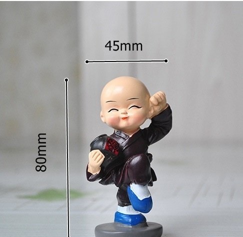 Bộ Tượng 4 Chú Tiểu Tập Võ Túy Quyền ôm Bình Rượu Bộ Tượng 4 Chú Tiểu Tập Võ Túy Quyền ôm Bình Rượu
