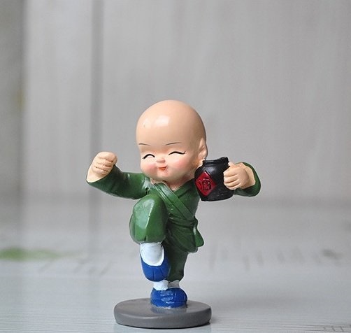 Bộ Tượng 4 Chú Tiểu Tập Võ Túy Quyền ôm Bình Rượu Bộ Tượng 4 Chú Tiểu Tập Võ Túy Quyền ôm Bình Rượu