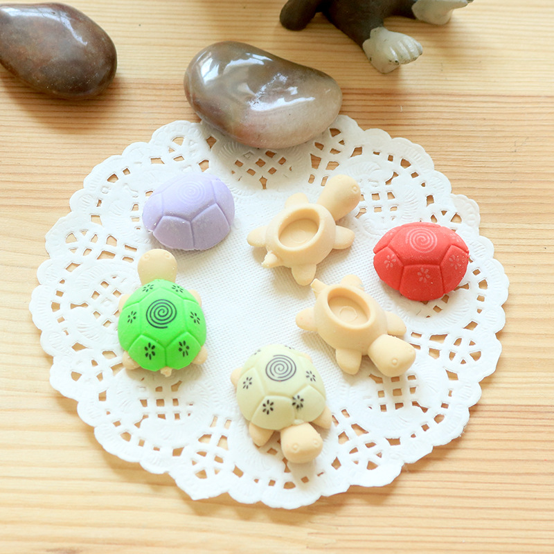 Combo 2 Gôm Tẩy Hình Chú Rùa Combo 2 Gôm Tẩy Hình Chú Rùa