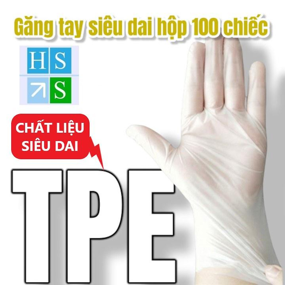 Hộp Găng Tay Nhựa Tpe ( 100C ) Hộp Găng Tay Nhựa Tpe ( 100C )
