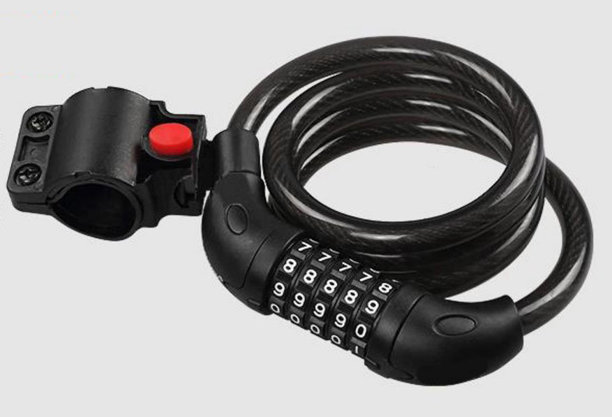 Khóa Dây Xe Đạp Xe Máy 5 Số