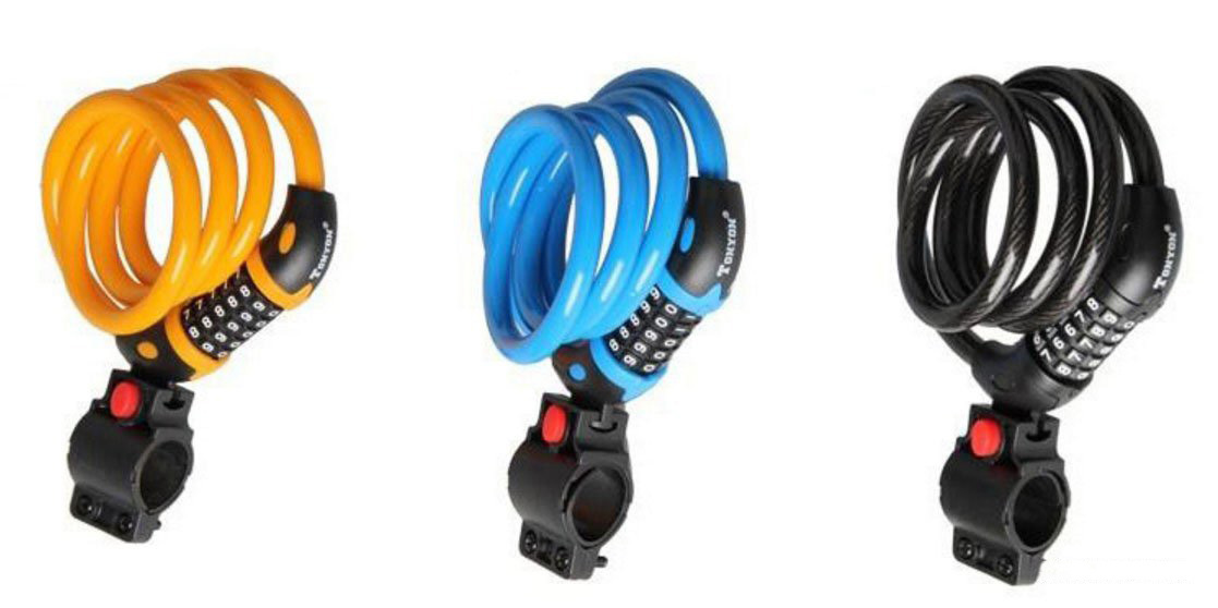Khóa Dây Xe Đạp Xe Máy 5 Số