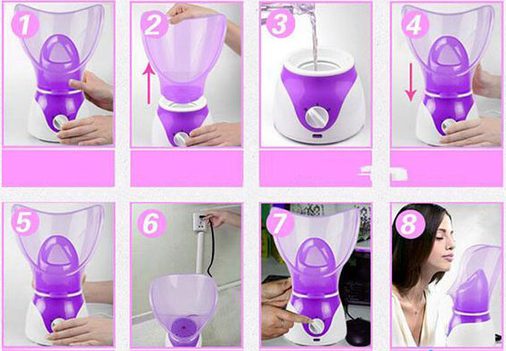 Máy Xông Hơi Mặt Mini Tại Nhà