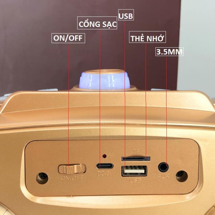 Loa Karaoke Bluetooth Sd 306 Plus - Loa Mắt Cú Nâng Cấp - Phiên Bản Cao Cấp Của Sd 306