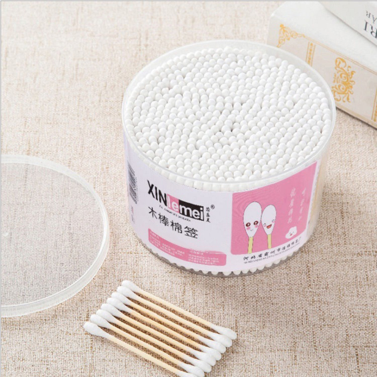 Hộp 500 Cây Tăm Bông Ráy Tai Bamboo Cotton Swab