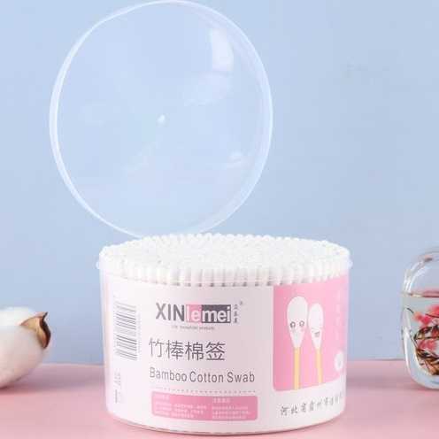 Hộp 500 Cây Tăm Bông Ráy Tai Bamboo Cotton Swab