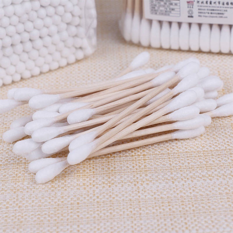 Hộp 500 Cây Tăm Bông Ráy Tai Bamboo Cotton Swab