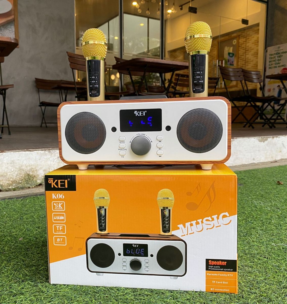 Loa Bluetooth Karaoke Kei K06