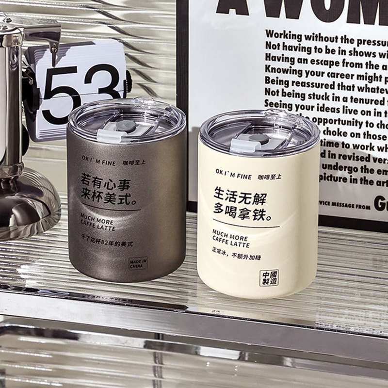 Ly Giữ Nhiệt Good-Morning 360Ml Kèm Ống Hút Ly Giữ Nhiệt Good-Morning 360Ml Kèm Ống Hút