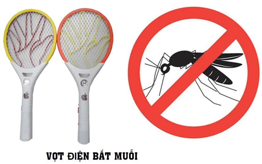 Vợt Bắt Muỗi Hình Tia Sét