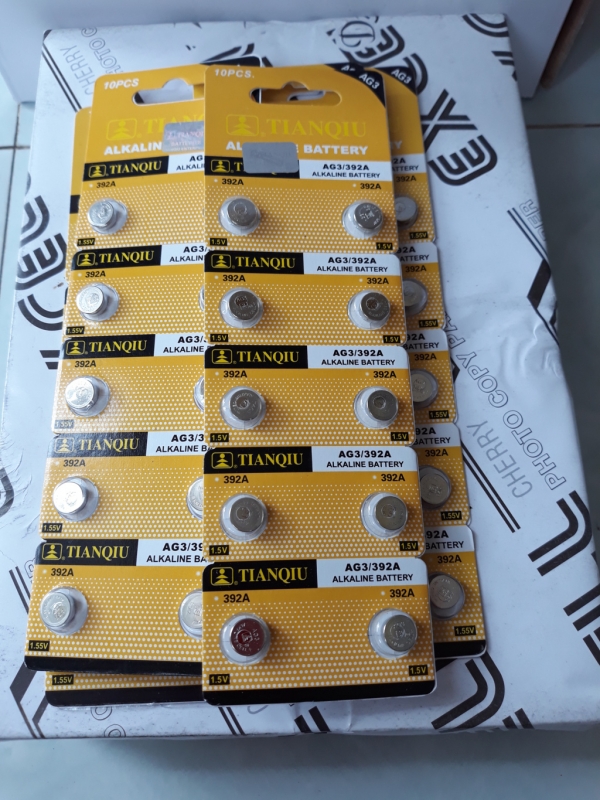 PIN AG3 DÙNG CHO ĐÈN PIN MINI 1 VĨ 10 VIÊN