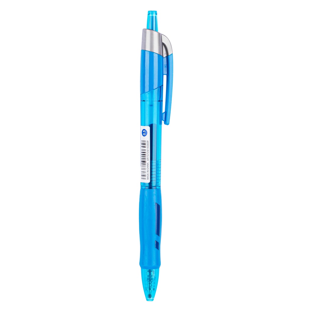 Bút Mực Gel Bấm Deli G08-Bl Màu Xanh Ngòi 0.5Mm