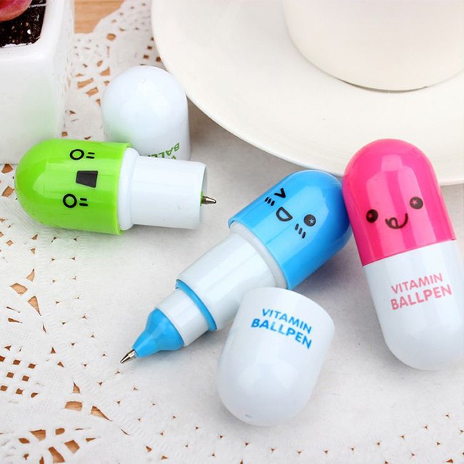 Bút Bi Viên Thuốc Mặt Cười Bút Bi Viên Thuốc Mặt Cười