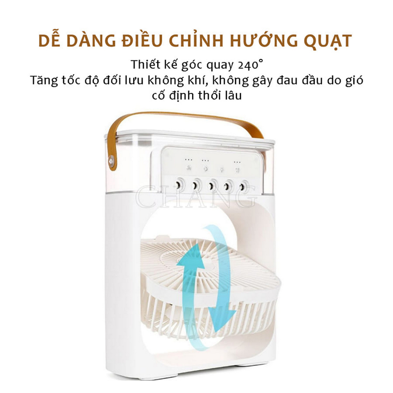 Quạt Hơi Nước Vuông Air Cooler Fan Mẫu 2023