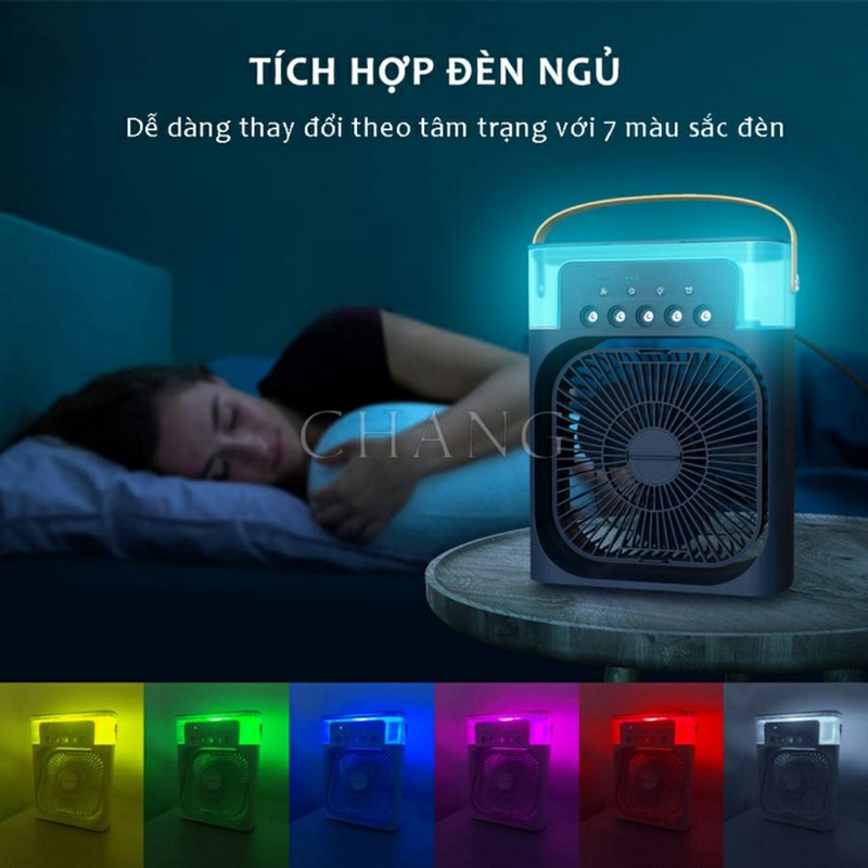 Quạt Hơi Nước Vuông Air Cooler Fan Mẫu 2023