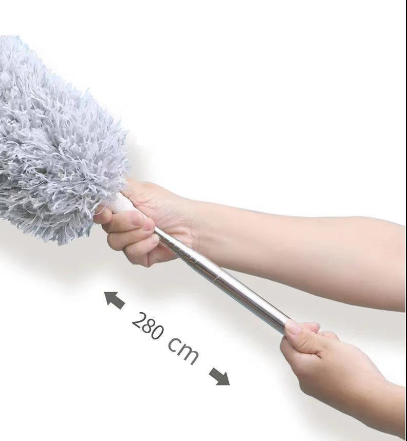Chổi Quét Trần Làm Sạch Màng Nhện Cáng Dài Xếp Gọn