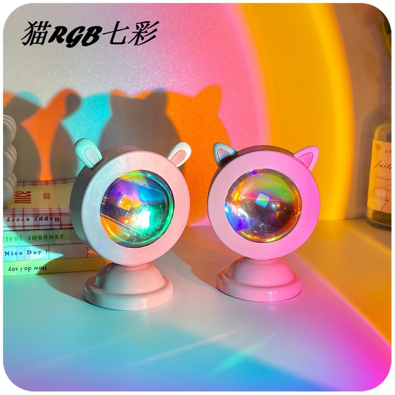 Đèn Chiếu Sống Ảo Hoàng Hôn Hình Thỏ Đèn Chiếu Sống Ảo Hoàng Hôn Hình Thỏ