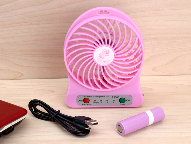 Quạt 3 Tốc Độ Dùng Pin Sạc