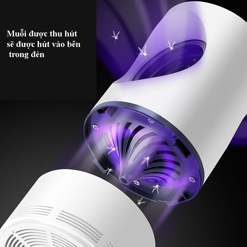 Đèn Bắt Muỗi Siêu Tốc Led 5W Có Quạt Hút - Ks 808 Đèn Bắt Muỗi Siêu Tốc Led 5W Có Quạt Hút - Ks 808