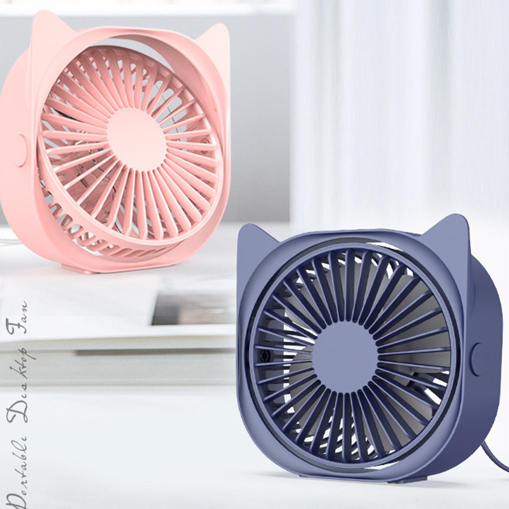Quạt Để Bàn Tai Thỏ 12.6X12.6X5.1Cm