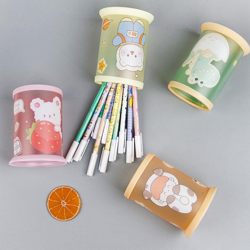 Lọ Đụng Bút Bằng Nhựa Hình Gấu