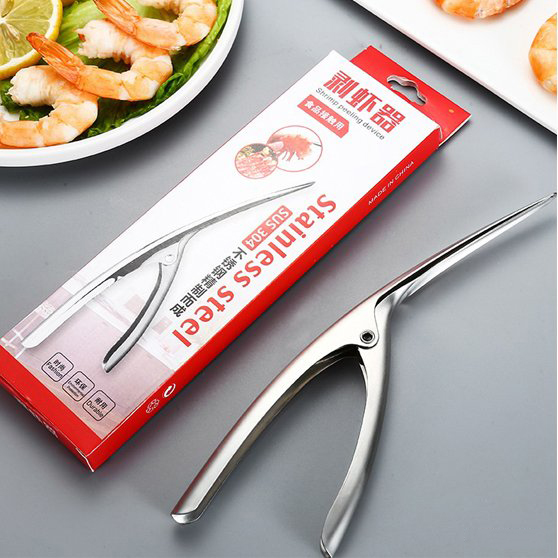 Dụng Cụ Lột, Bóc Vỏ Tôm Inox Cao Cấp