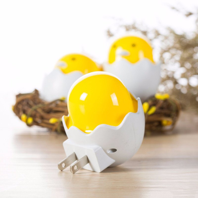 Đèn Ngủ Cảm Ứng Ánh Sáng Hình Trứng  Gà Đáng Yêu Đèn Ngủ Cảm Ứng Ánh Sáng Hình Trứng  Gà Đáng Yêu