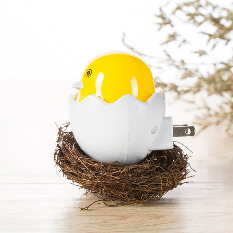 Đèn Ngủ Cảm Ứng Ánh Sáng Hình Trứng  Gà Đáng Yêu Đèn Ngủ Cảm Ứng Ánh Sáng Hình Trứng  Gà Đáng Yêu