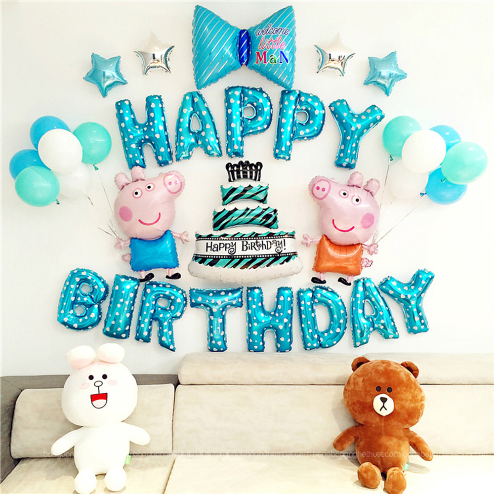 Combo Bong Bóng Trang Trí Sinh Nhật Cho Bé Combo Bong Bóng Trang Trí Sinh Nhật Cho Bé